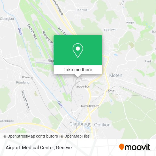 Airport Medical Center map