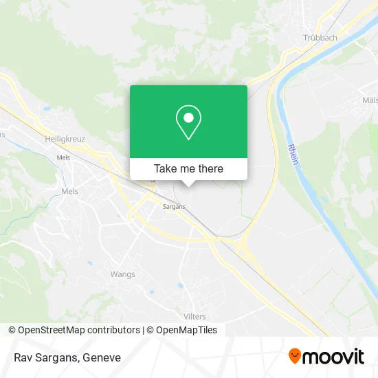 Rav Sargans map