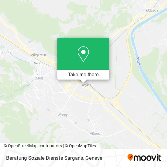 Beratung Soziale Dienste Sargans map