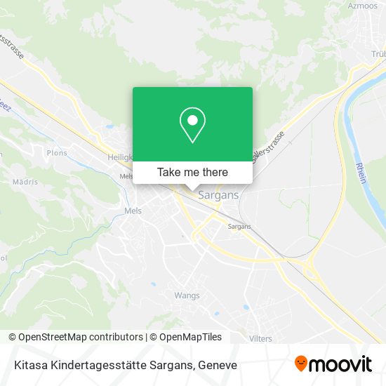 Kitasa Kindertagesstätte Sargans map