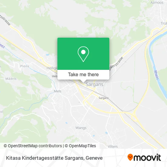 Kitasa Kindertagesstätte Sargans map