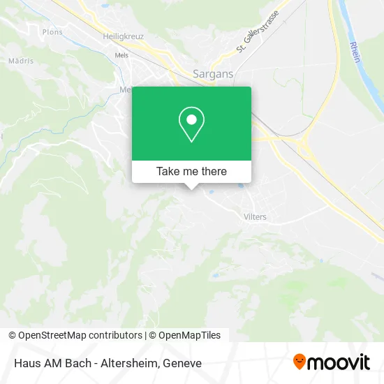 Haus AM Bach - Altersheim map