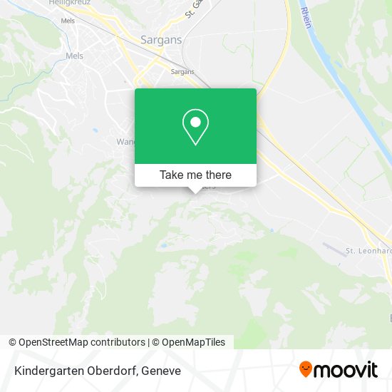 Kindergarten Oberdorf map