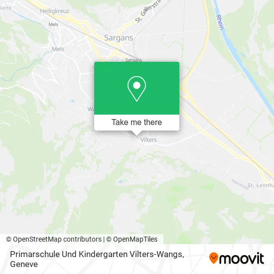 Primarschule Und Kindergarten Vilters-Wangs map