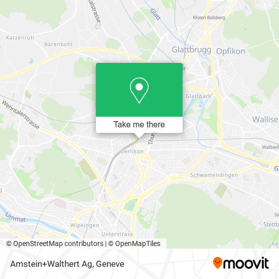 Amstein+Walthert Ag map