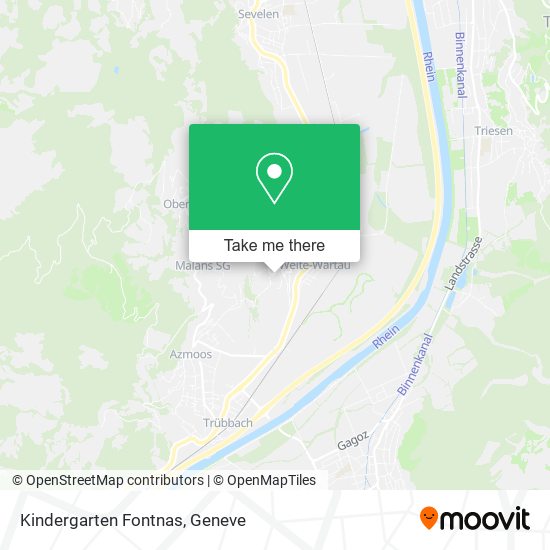 Kindergarten Fontnas map
