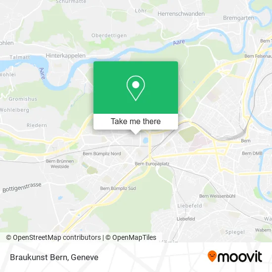 Braukunst Bern map