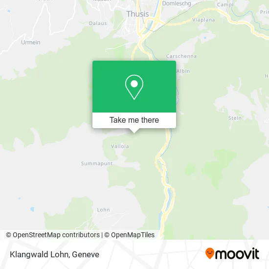 Klangwald Lohn map