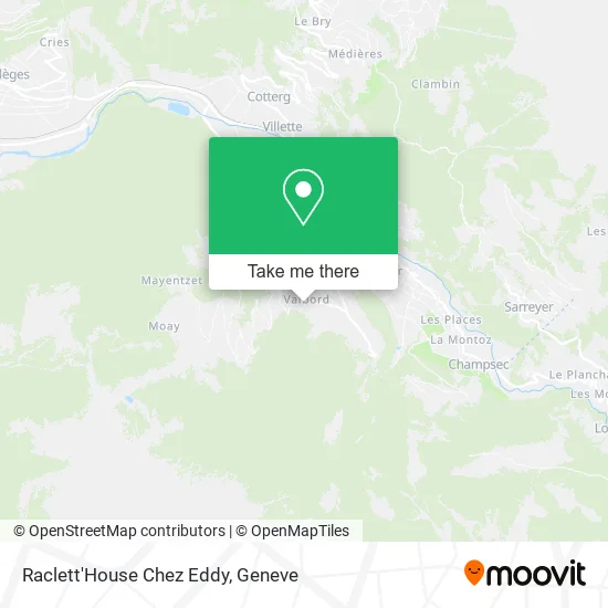 Raclett'House Chez Eddy map
