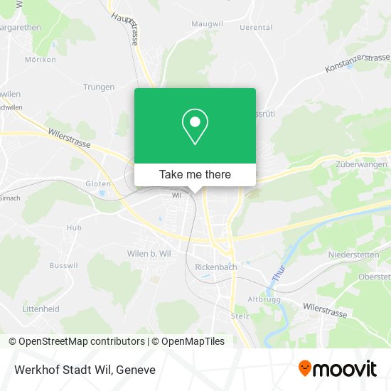 Werkhof Stadt Wil map