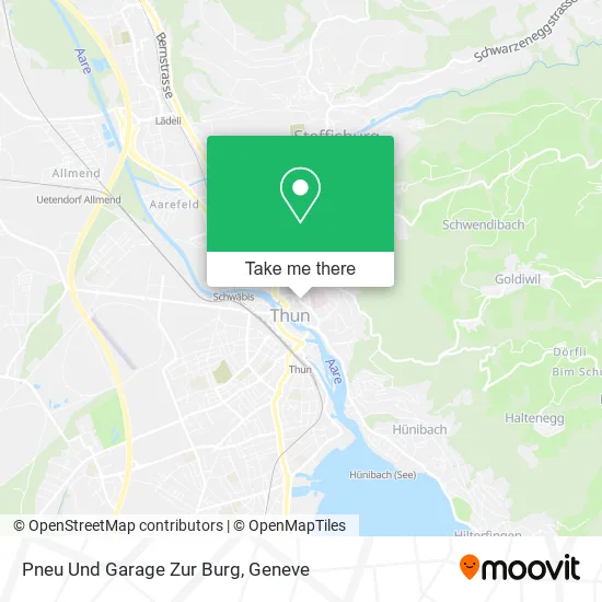 Pneu Und Garage Zur Burg map