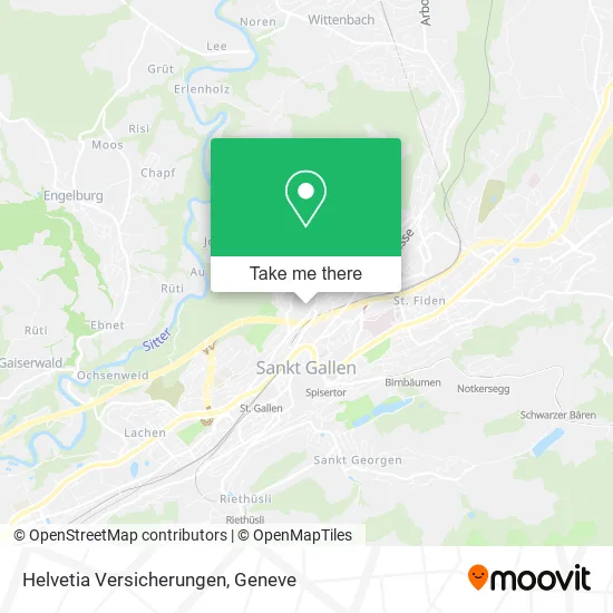 Helvetia Versicherungen map