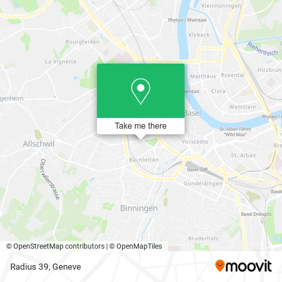 Radius 39 map