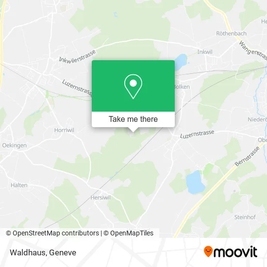 Waldhaus map