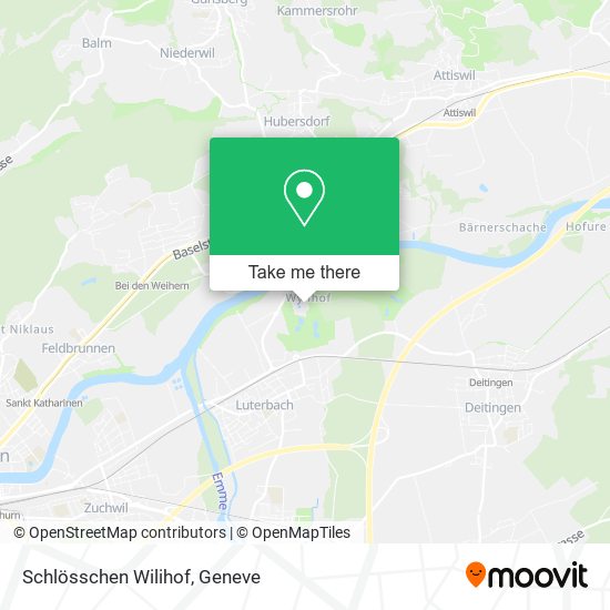 Schlösschen Wilihof map