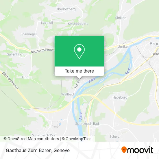 Gasthaus Zum Bären map