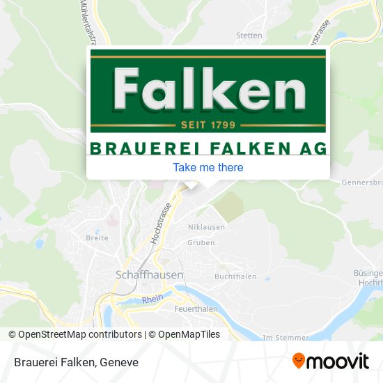 Brauerei Falken map