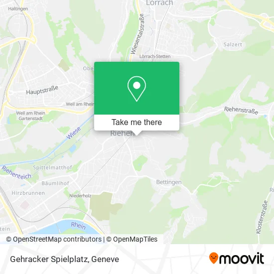 Gehracker Spielplatz map