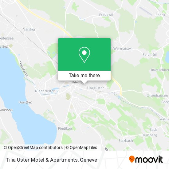 Tilia Uster Motel & Apartments plan