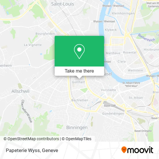 Papeterie Wyss map