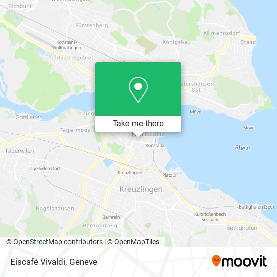 Eiscafé Vivaldi map