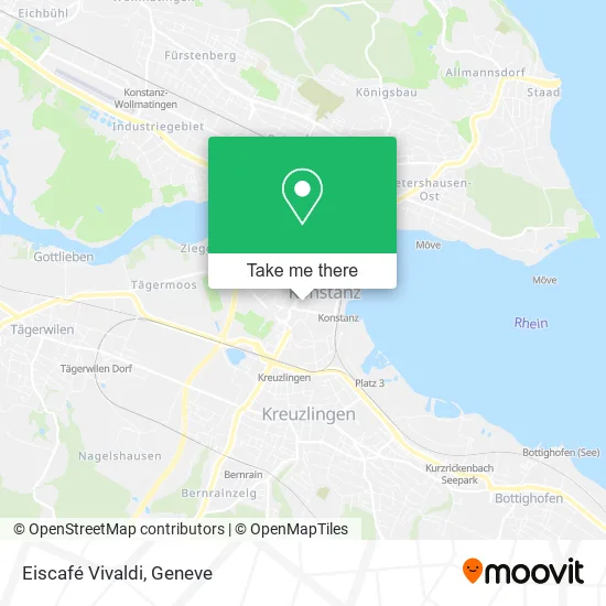 Eiscafé Vivaldi map