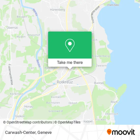 Carwash-Center map