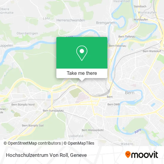 Hochschulzentrum Von Roll map