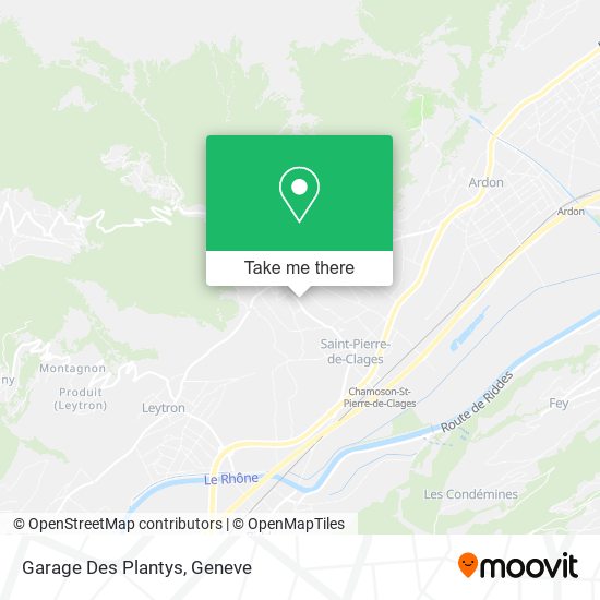 Garage Des Plantys map