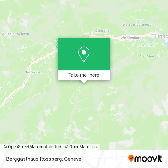 Berggasthaus Rossberg map