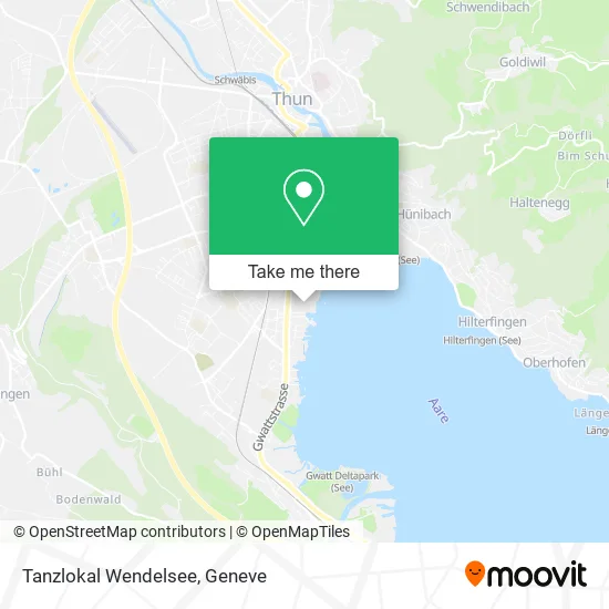 Tanzlokal Wendelsee map