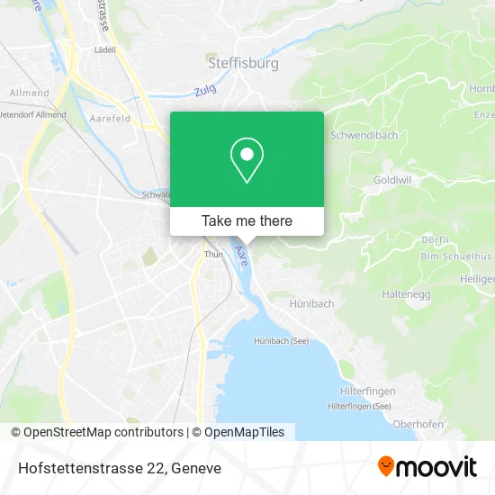 Hofstettenstrasse 22 map