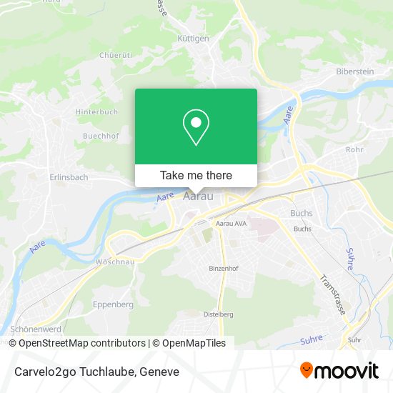 Carvelo2go Tuchlaube map