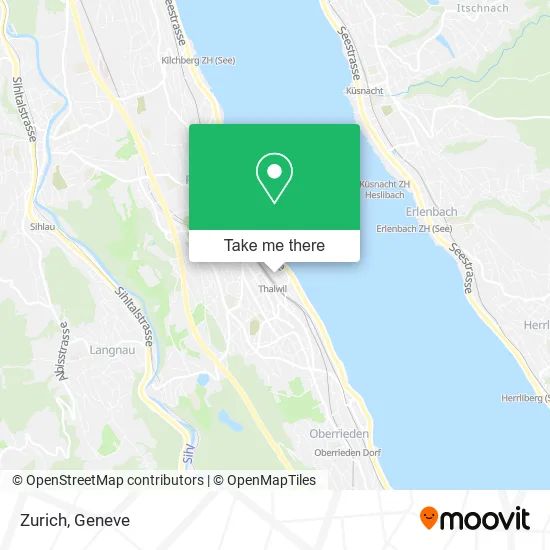 Zurich map
