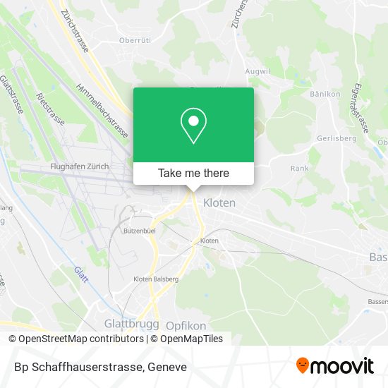 Bp Schaffhauserstrasse map