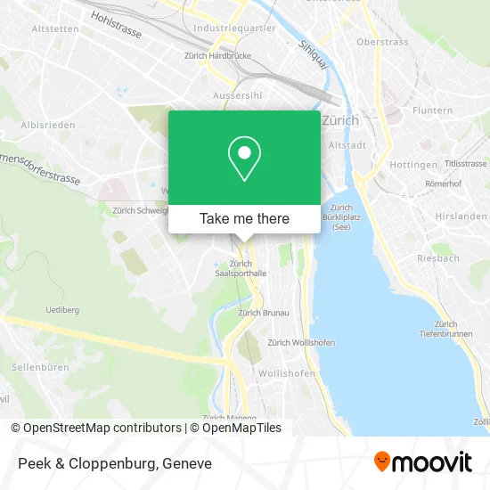 Peek & Cloppenburg map