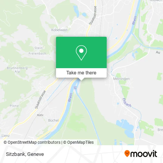 Sitzbank map