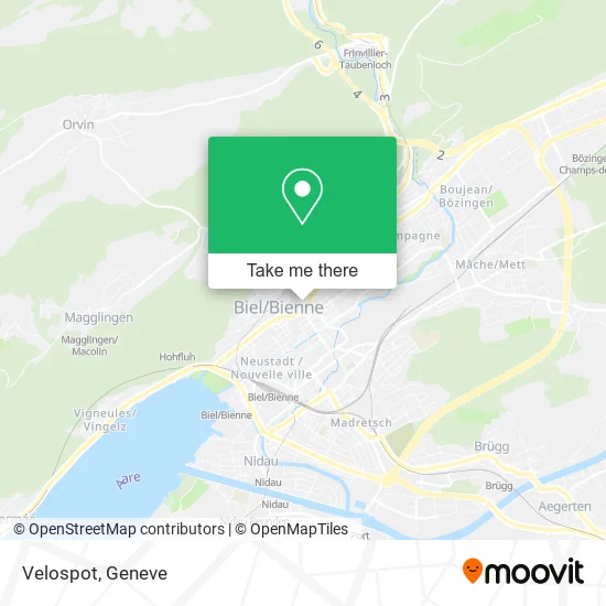 Velospot map