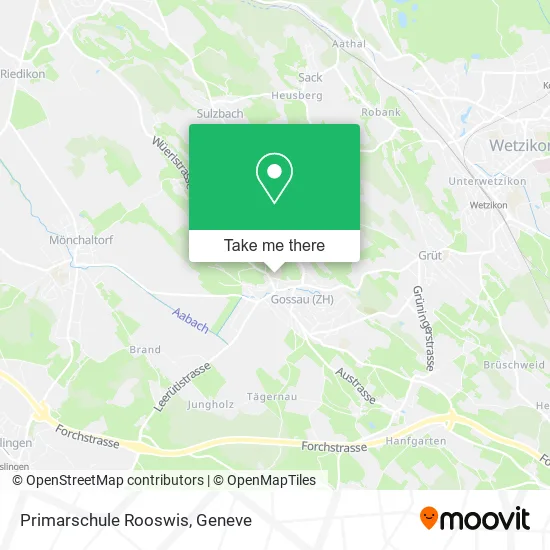 Primarschule Rooswis map