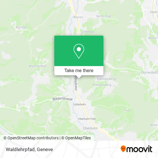 Waldlehrpfad map
