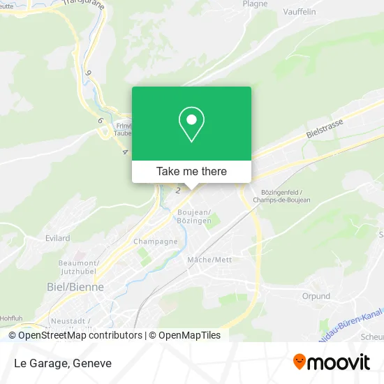 Le Garage map