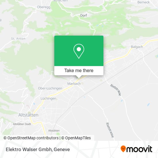 Elektro Walser Gmbh map