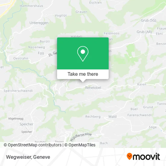 Wegweiser map