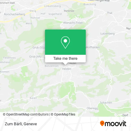 Zum Bärli map