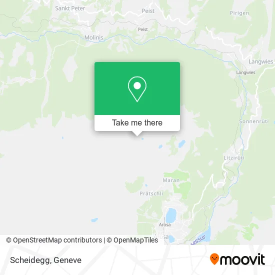 Scheidegg map