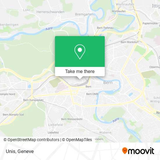 Unis map
