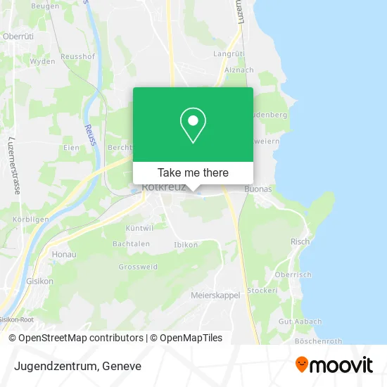 Jugendzentrum map