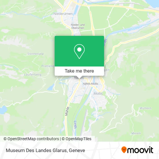 Museum Des Landes Glarus map