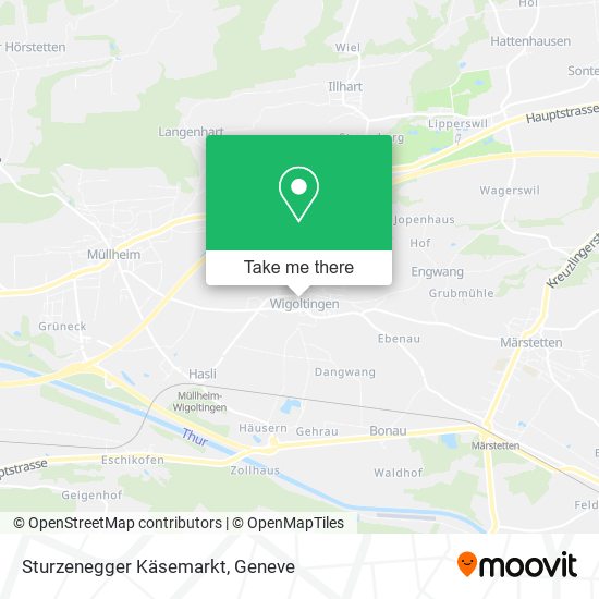Sturzenegger Käsemarkt map