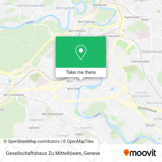 Gesellschaftshaus Zu Mittellöwen map